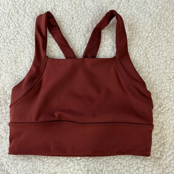 Free People Movement Sports Bra in Rust Brown/Red Size  XS - Picture 3 of 9